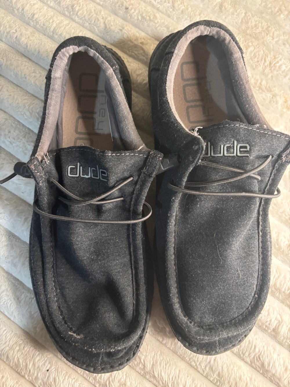Hey Dude Men's Slip-On Loafers in Charcoal